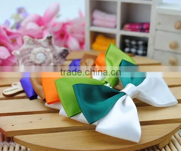 High Quality Satin Ribbon Bow for Bottle Decoration photo-5