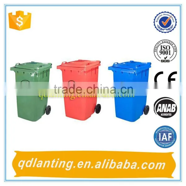 Plastic Trash Bin Wheelie Bin for Outdoor