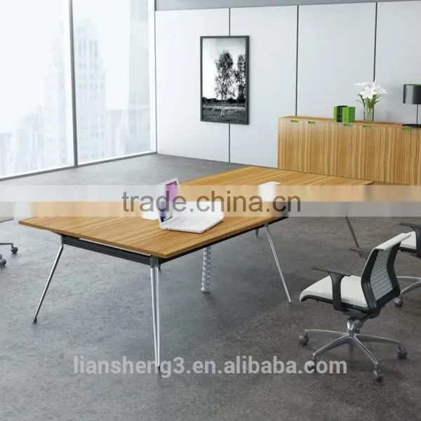 The Ellipse Wooden Clear Table Office Table /metting Table photo-5