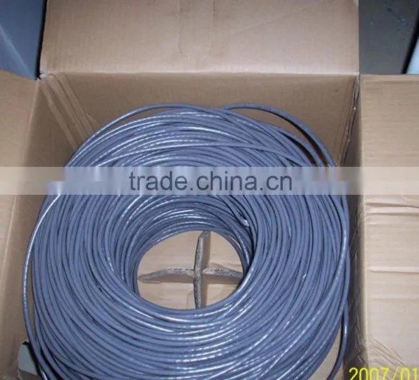 305m/box Double Jacket Outdoor Utp Lan Cat6 Network Cable,utp Cat6 Patch Cables Fulke Test photo-4