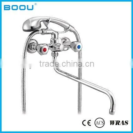 Economic Double Handle Basin Faucet photo-2