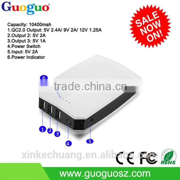 2016 Top Quality Reliable Super Slim 10000mAh QC 2.0 Fast Charging Power Bank photo-5