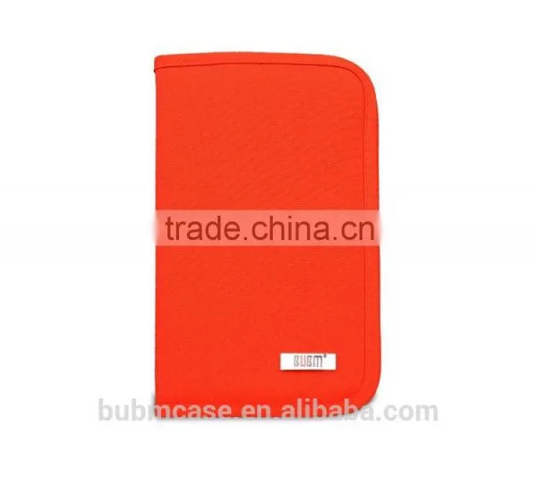 Nylon Material Orange Custom Card Holder With Protablet Card Wallet Wholesale photo-2