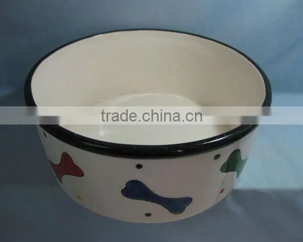 Ceramic Pet Bowl With Little Paw
