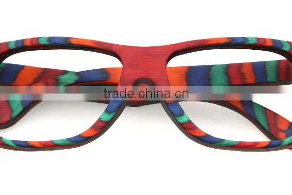 Hot Wholesale Colourful Sunglasses Skateboard Wood Sunglasses photo-3