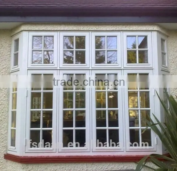 Elegant Aluminum Bay Windows With White Color photo-2