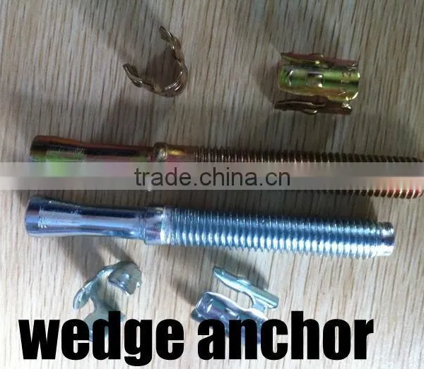 High Quality Carbon Steel Zinc Plated Wedge Anchor photo-2