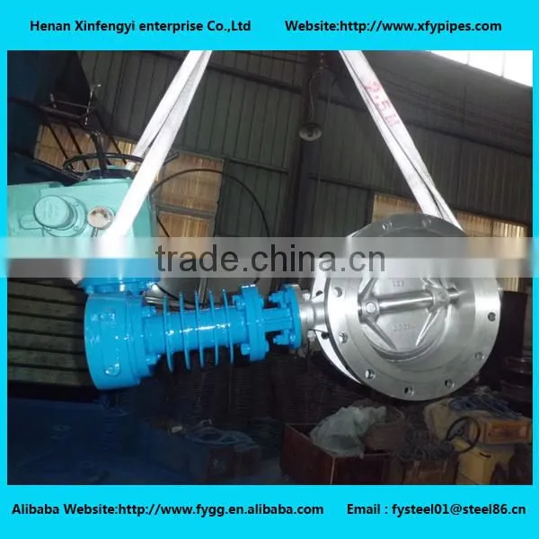 Stainless Steel Double Flange Worm Type Butterfly Valve Supplier photo-2