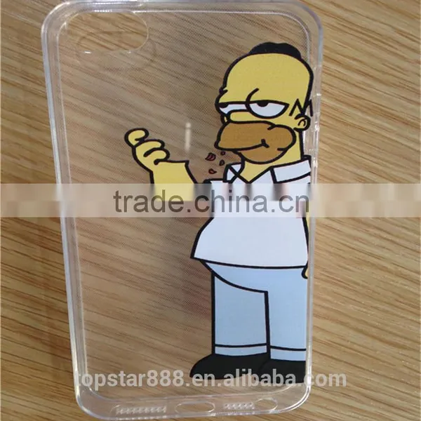 Trending Mobile Phone Case! Ultra-thin Plastic Transparent TPU Mobile Phone Case for IPhone 6/6s Plus! photo-5