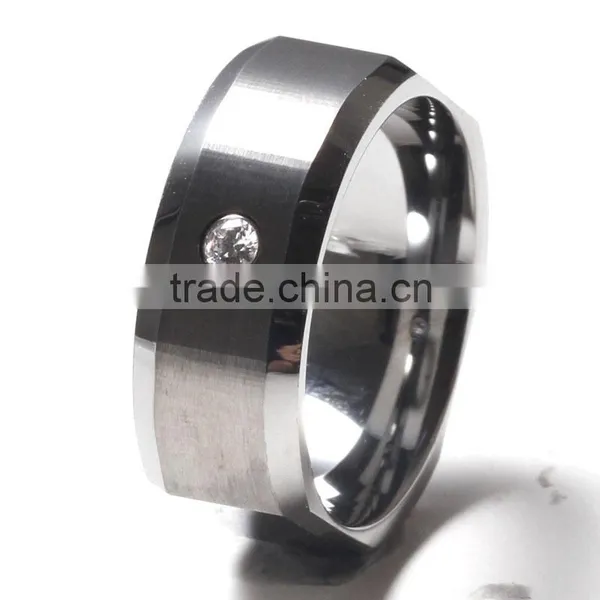 Mens Dome Yellow Gold Celtic Tungsten Ring photo-4
