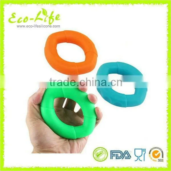 New Olive Shape 10cm Silicone Rubber Hand Grip Ring for Strength Training photo-4