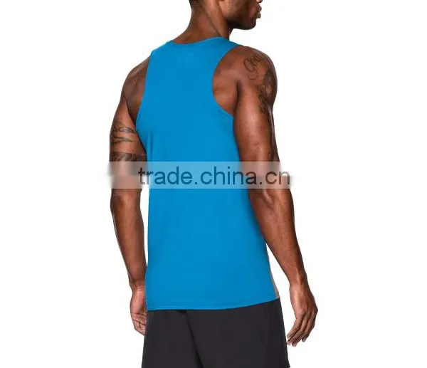Custom Dry Fit Running Gym Compression Tank Top for Men photo-4