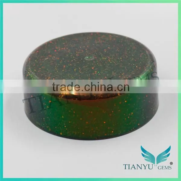 Wholesales Gemstone Processing Synthetic Clear Green Common Opal Rough Gemstone Raw Material photo-3