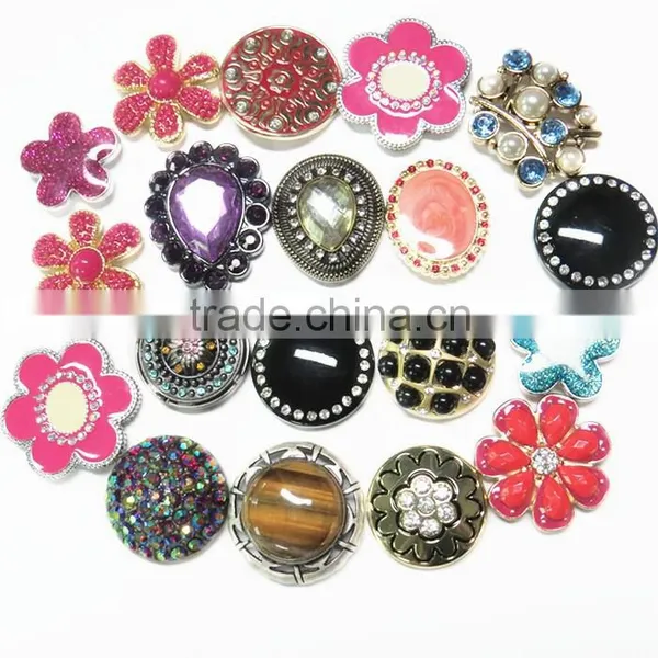 Fashionable Rhinestone Resin Button For Garment photo-6