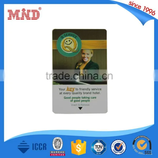 MDH146 Plastic NFC Rfid Magnetic Stripe Hotel Key Card photo-3