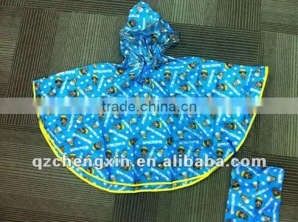 Fashionable Poncho Children Raincoat