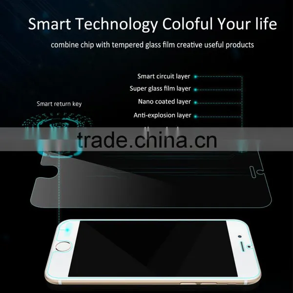 HUYSHE Hot Selling 0.2mm 2.5D 9H Japan Asahi Smart Key Tempered Glass Screen Film for Iphone6/6plus photo-6