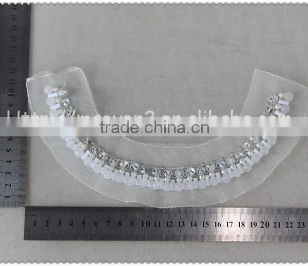 Latest Design Crystal Rhinestone Beaded Collars, Handmade Elegant Rehinestone Beaded Necklace photo-2