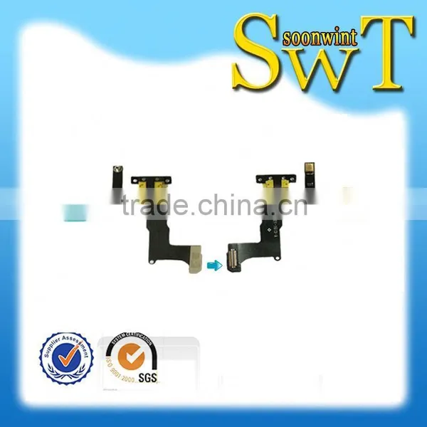 good quality oem for iphone 5c proximity light sensor + front camera flex cable replacement in 