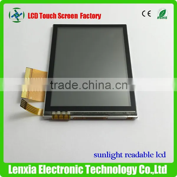 50PIN Sunlight Readable 240x320 3.5'' Transflective Touch Screen photo-3