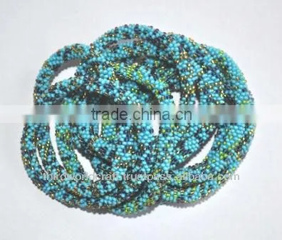 Rollover Glass Bead Bracelets From Nepal photo-2