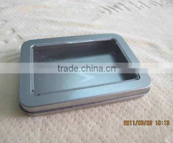 Rectangular Shape Size:125*90*33mm Plaint Tin Box