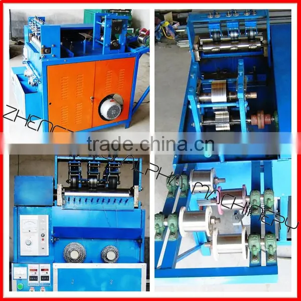 Stainless Steel Pot Scourer Machine /Cleaning Ball Making Machine photo-3