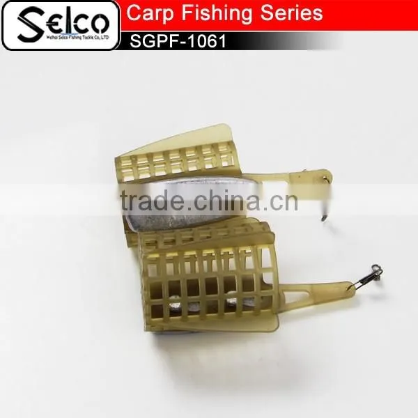 Plastic Mesh Fishing Cage Feeder With Terminal Swivel Snap photo-2
