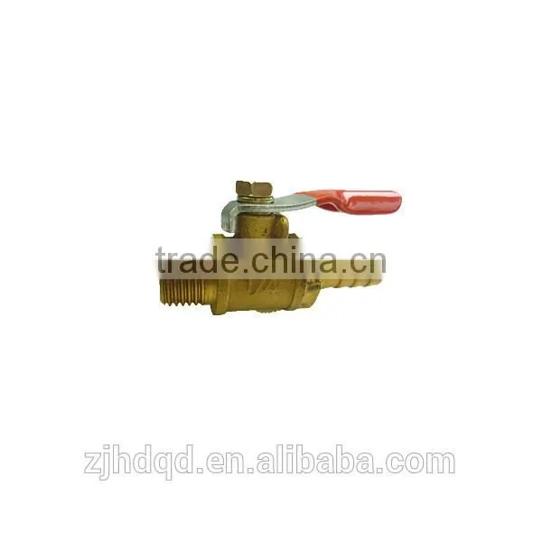 1/4" 3/8" 1/2" 3/4" Male NPT Thread to Hose Barb Brass Ball Valve , for USA Market photo-2