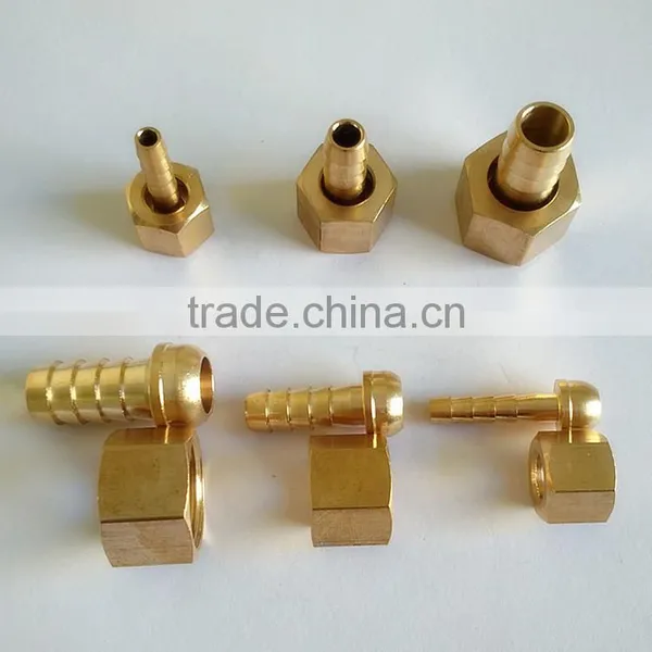 Brass Hydraulic Hose Fitting , Union PU Tbe Fitting photo-2