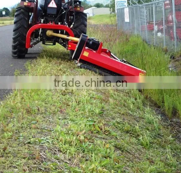 Hot Sale Top Quality Tractor PTO Use Hydraulic Operating Adjust Arm Side Verge Flail Grass Lawn Mower With CE Cetification photo-2