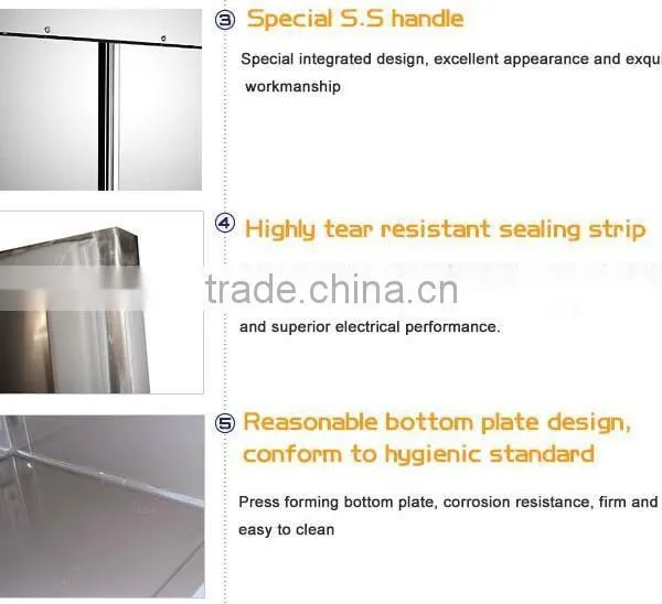 304 Stainless Steel Good Quality Hotel Refrigerator/Kitchen Refrigerator/Gas Operated Refrigerator photo-3