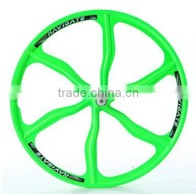 26inch 6spoke Lightest Strongest Magnesium Alloy Bike Wheel /fixed Gear Type Hub Bike Wheel photo-3
