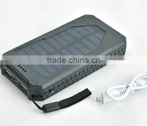 DUAL USB SOLAR CHARGER W/LED LIGHT, photo-3