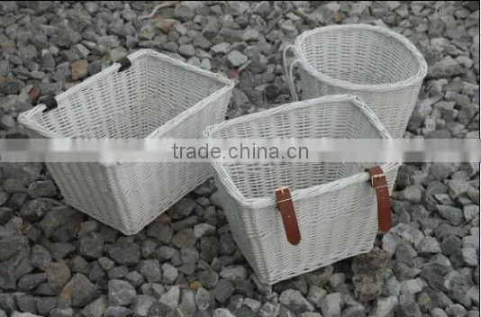 Hand Woven Shopping Wicker Bike Basket photo-6