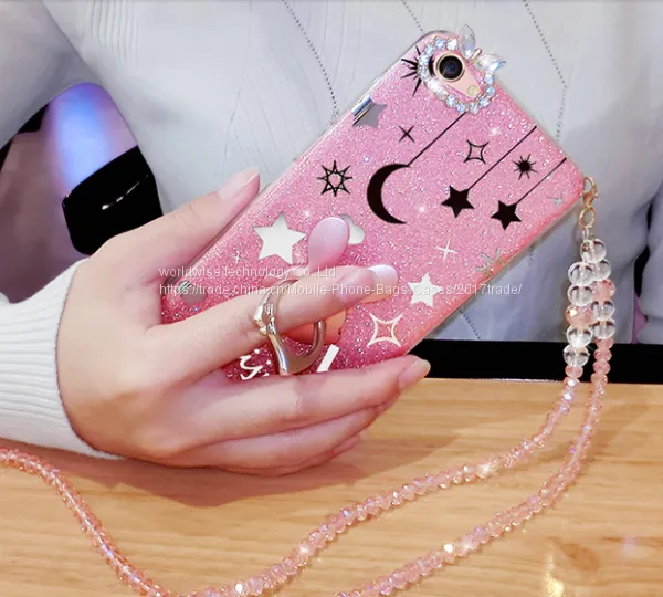 Diamond Silicone Cell Phone Housing Mobile Phone Cases for IPhone7/7Plus/6/6s/6plus/6splus Soft Tpu Back Cover Shell photo-3