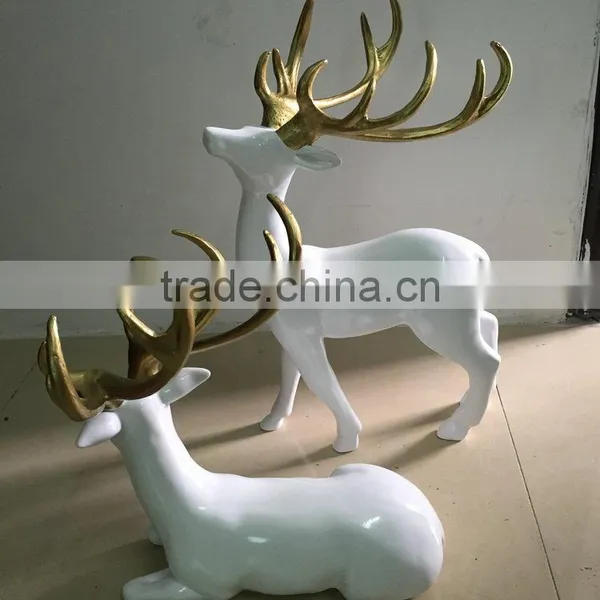 Polyresin Christmas Reindeer Sculpture photo-2