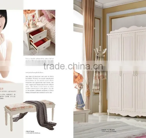 MJ656# 2016 New Luxury Colorful White Bedroom Set Wooden Children Kids Teenager Boy Bedroom Set Furniture photo-5