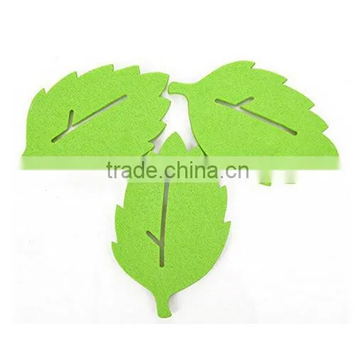 Novelty Design Perfect Kitchen Decoration Colorful Lovely Shape High Quality Felt Coasters photo-2