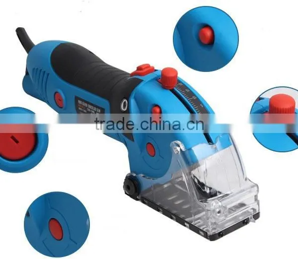 GOLDENTOOL 185mm Power Small Hand-held Wood Cutting Miter Table Saw Machine Portable Electric 1400W Circular Saw photo-3
