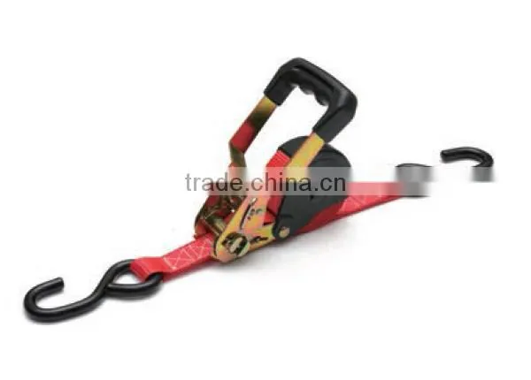 1" HEAVY DUTY RETRACTABLE TIE DOWN WITH WEBBING photo-6
