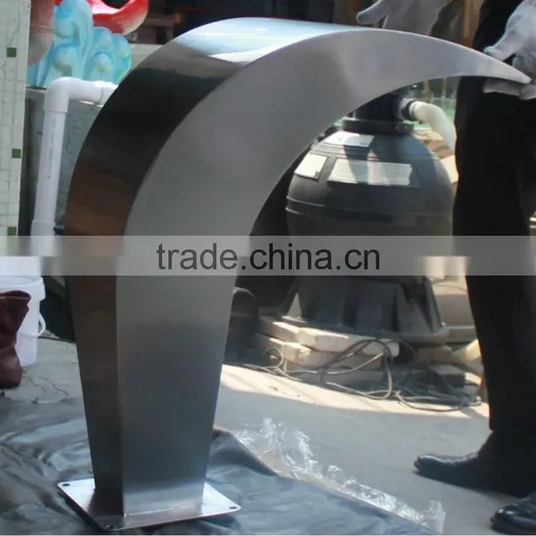Dophin Shape Snake Shape Outdoor &indoor Artificial Waterfall Wall Water Fountain for Deceration photo-4