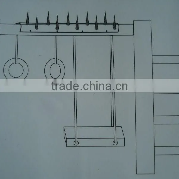 Yard Garden Deterrent Bird Enemy PET & PP Plastic Best Anti Bird Equipment UV Resistant Stablized Bird Spikes photo-4
