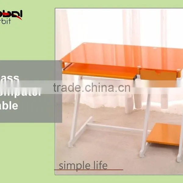 Movable Laptop Table Office Furniture Wooden Rolling Computer Desk photo-5