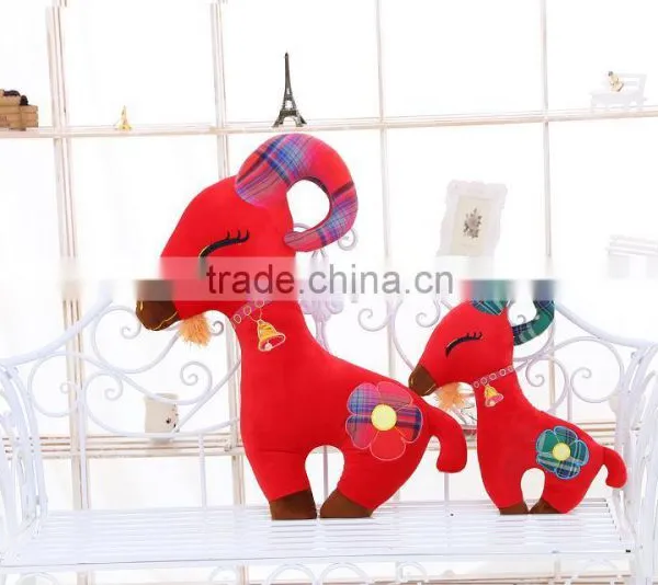 Baby Plush Pillow Plush Animal Goat Pillow photo-4
