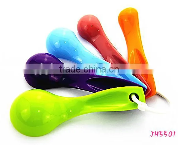 Multi-colored Measuring Spoon Set of 5 photo-2