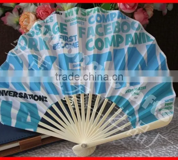 Bamboo Cloth Hand Fans for Gift photo-2