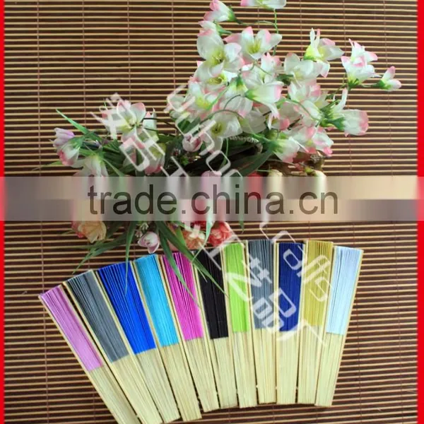 Cheap and Colorful Wedding Paper Fan Wholesale photo-4