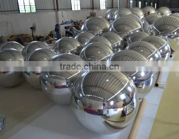 Hot Sale PVC Inflatable Crystal Ball Inflatable Silver Mirror Ball for Sale photo-2
