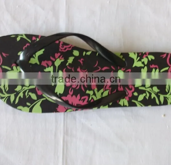 PE Colorful Printed Flip Flop Sandles photo-3